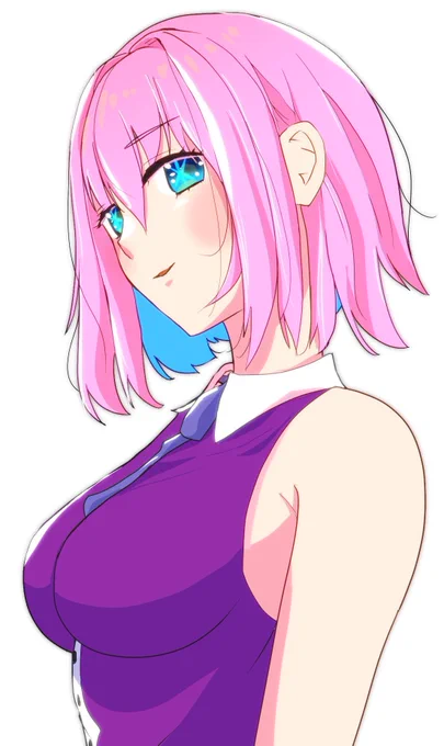 歌ってみた用イラスト作成 #イラスト