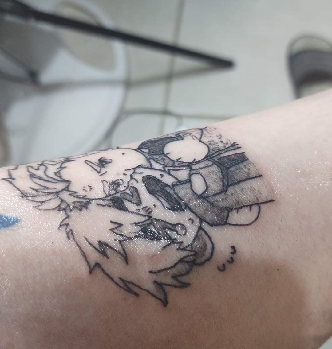 pain_yuu's tweet photo. Ya me hice la primera sesión del auto tattoo con la comisión que compré, se me bajó la presión y ni lo pude terminar 🥺
#刀台 #KV #plantcest #knash #TRIGUNSTAMPEDE https://t.co/Z6PXauFkcm