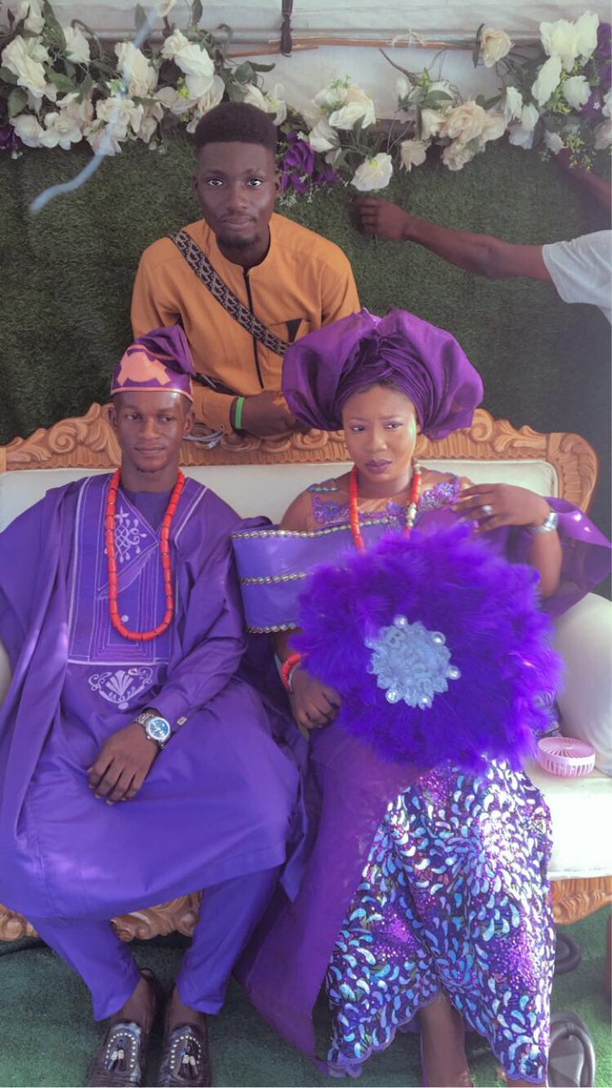 qudus_okewunmi's tweet photo. My boss is getting married today . May God bless their marriage 💑💑Amen #wedding #latestcouple #everyone https://t.co/6guAvzAQYv