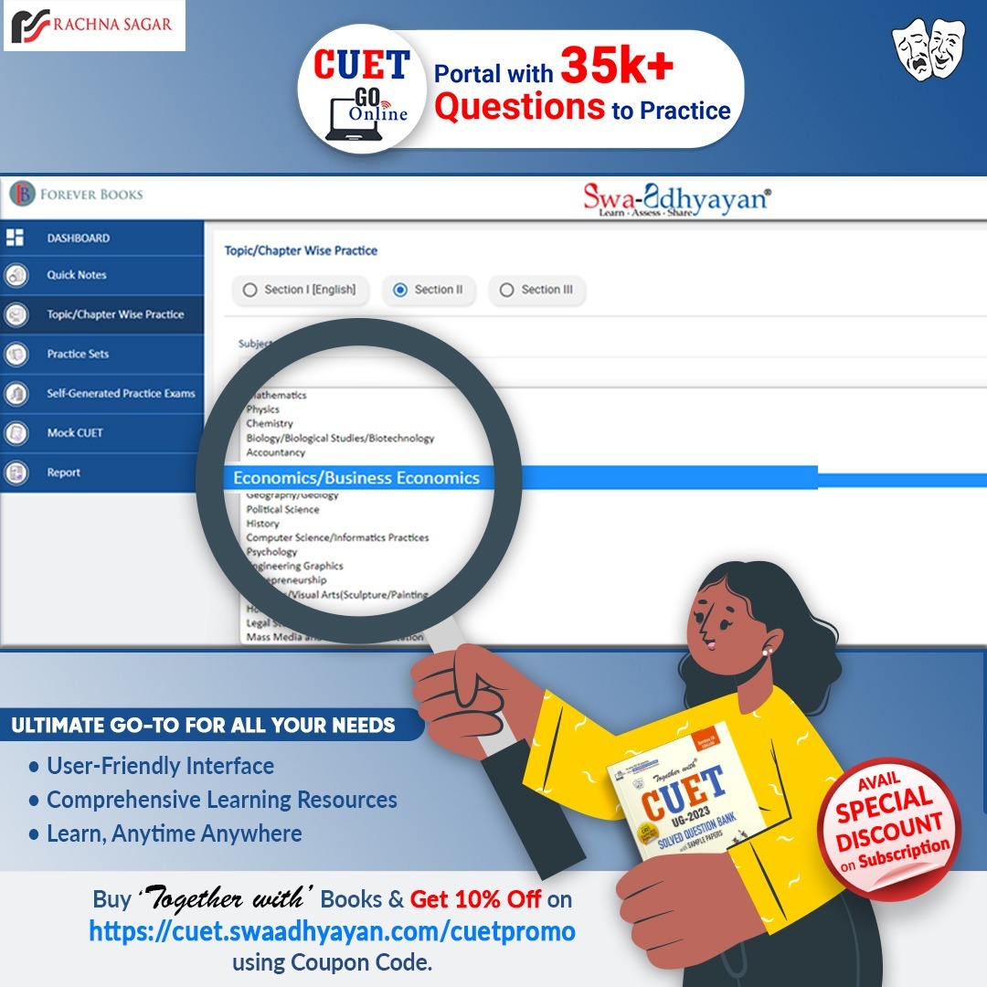 rachnasagargrp's tweet photo. #REGISTERNOW on https://t.co/iMsHCMGNKJ
Assured Results in NTA CUET 2023. Go Online Portal for CBT Preparation for All Sections & Subjects.
#CUETOnlinePortal #Prepare #CUETUG2023 #Equipped #REGISTERNOW #OnlinePortal #AnySubject #ExamPreparation #cuet_swaadhyayan #Books #RSPL https://t.co/ABHeIUjuBG