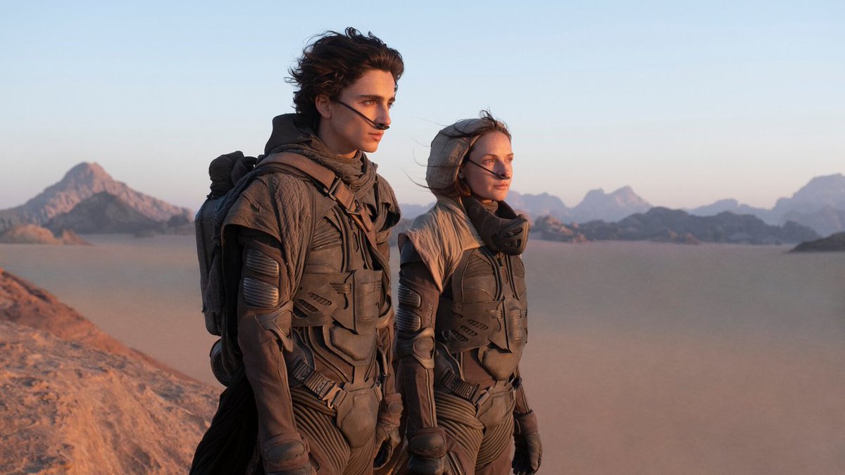 Cinefoxxid's tweet photo. Mumpung poster &amp; trailer Dune: Part Two udah keluar, Minfoxx kepengen banget buat rewatch Dune: Part One di HBO GO

Walaupun laptop Minfoxx gak semegah layar IMAX, tapi tetap merinding pas denger soundtrack-nya https://t.co/VQgjAgqlkf