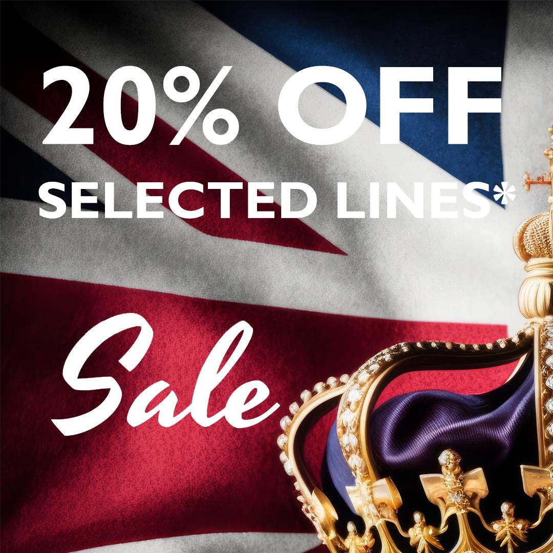 Coronation Day Special Offers - Up to 20% off* selected lines! conta.cc/3VCJsQ0 #sale #shoes #specialoffers #coronationday
