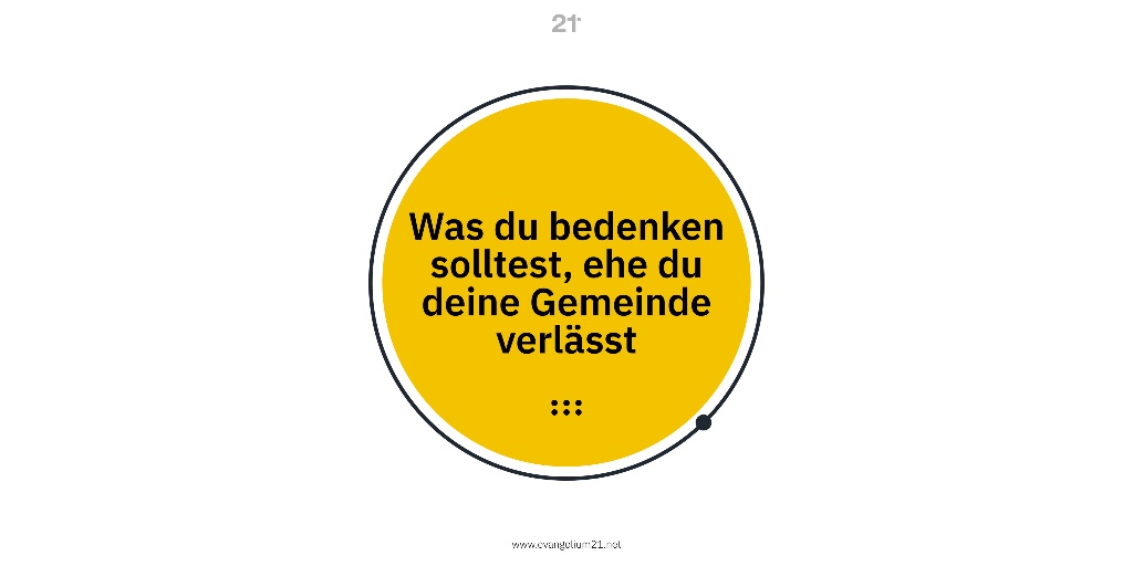 Evangelium21's tweet photo. Vorschnelles Wechseln der Gemeinde ist heute weit verbreitet. Vor einer solch großen Entscheidung sollte eine gründliche Prüfung anhand biblischer Kriterien erfolgen.  
#einheit #gemeindewechsel #churchhopping #evangelium21

https://t.co/2VFiJxe109 https://t.co/ljRsrphTGj