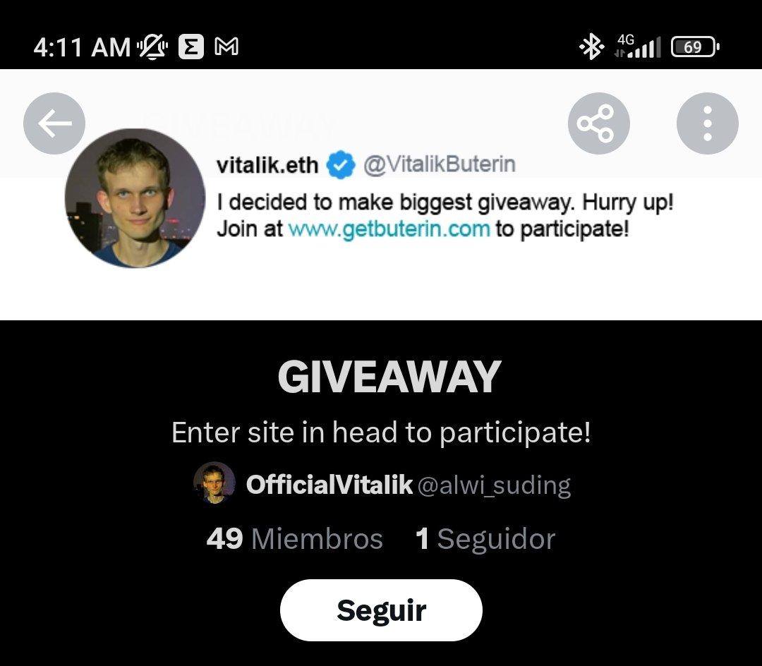 El_Winchy's tweet photo. @VitalikButerin please check, I think it's scam https://t.co/66u8Qr2zOs