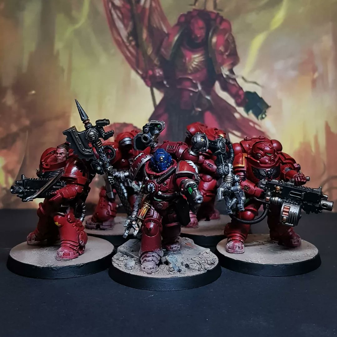 Bolt_Metro's tweet photo. Time for more Blood Angels ❤👼 @AdRidiculous
#Warhammer #warhammercommunity #paintingwarhammer #bloodangels https://t.co/n51ZfllErN