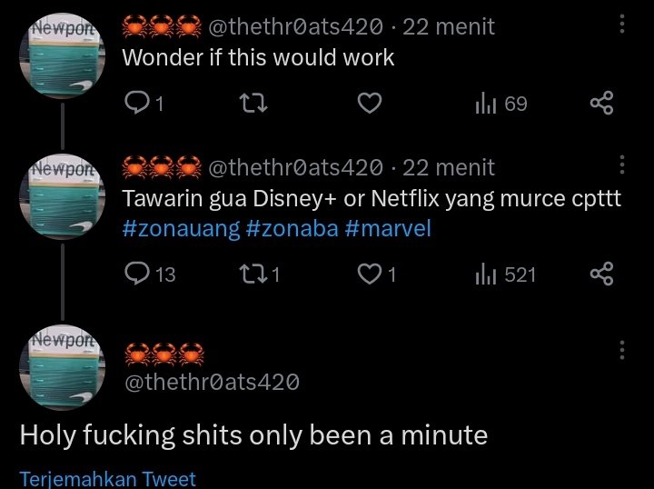 ‼️ BUAT SEMUA BA NETFLIX ATAU DISNEY ‼️

kalo ada template di bawah ini jangan pernah direp lagi, kalian semua dibadutin sama bule, dia gabakal berenti sebelum kalian gak rep2 ke mereka lagi 😭😭 annoying banget #zonauang sfu