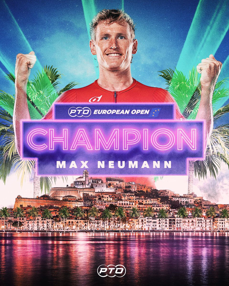 t100triathlon's tweet photo. π MAX NEUMANN WINS THE 2023 PTO EUROPEAN OPEN π https://t.co/3Lpisfm7fR