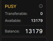 0xpufff's tweet photo. 终于让我逮到了，偷偷发财了一波。 $PUSY
#pusy #BRC20 https://t.co/WmC8c3O540