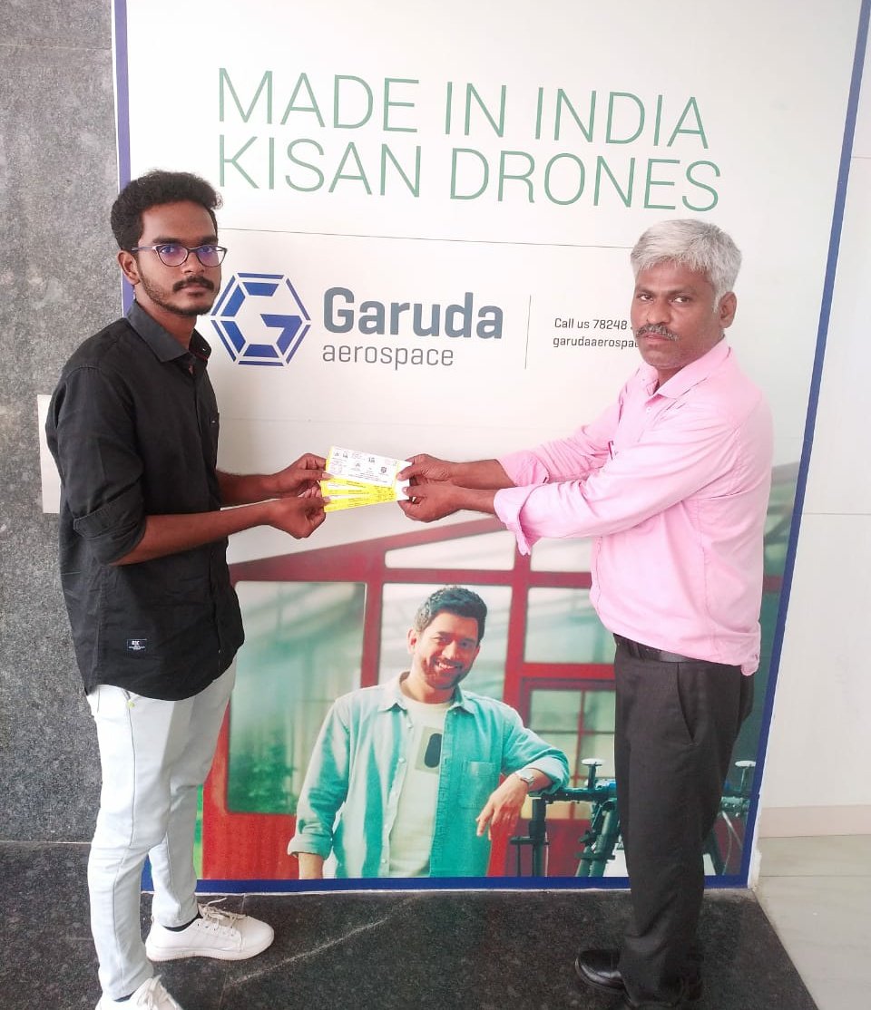 garuda_india's tweet photo. Free ticket for #CSKvsMI match today for our client.
Our clients & partners are eligible for FREE TICKETS to watch CSK matches, fill the form below to stand a chance to win.
๐ https://t.co/3muW7qMO5x
#WhistlePodu #DronePartner https://t.co/tytxb25gRA