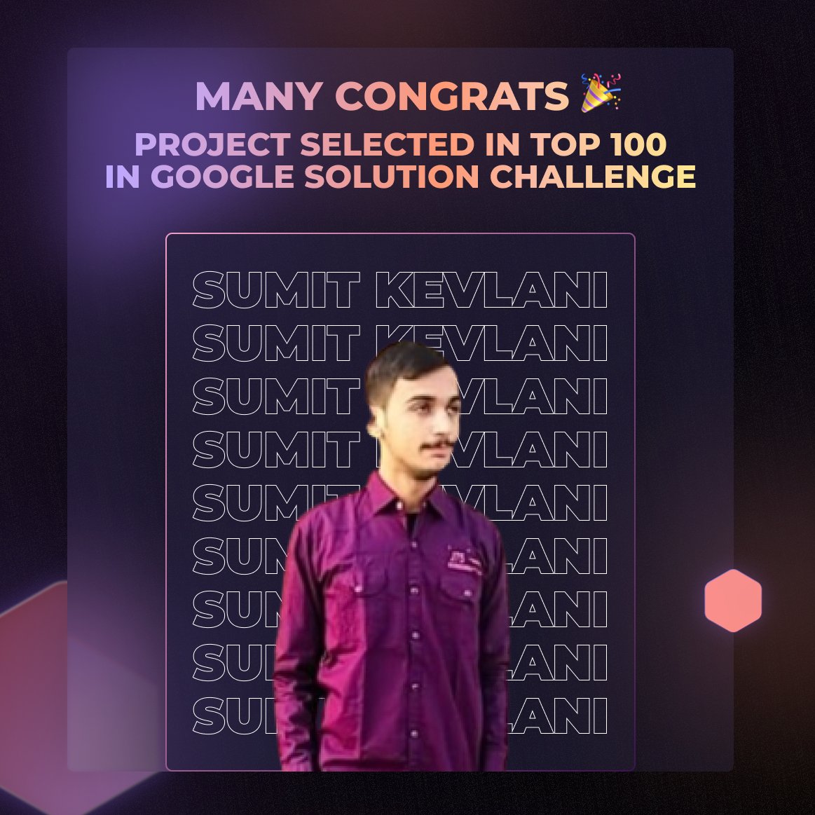 GDSCNitj's tweet image. Congratulations core team members on being selected in the Google Solution Challenge with our innovative "Sleep Solution" app idea! Your hard work and teamwork paid off and we couldn't be prouder ! Excited to see our idea come to life! 🎉💡 #GoogleSolutionChallenge #DSCNITJ