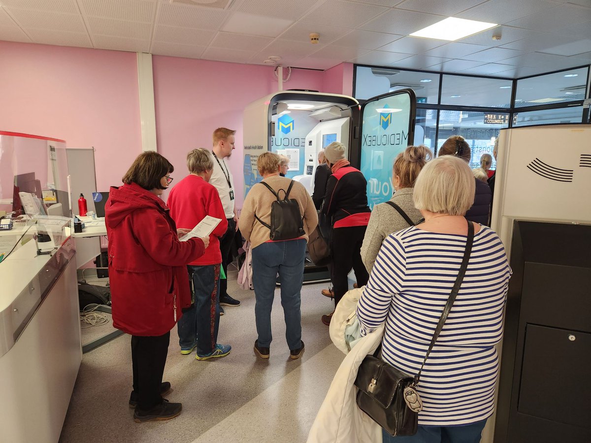 The number of visitors at the Open Doors Day at <a href="/helsinki/">Helsingin kaupunki</a>'s Vuosaari Health Centre exceeded all expectations!

There were more than 250 visitors in just 3 hours. The eHealth Station™ gathered so much attention that a queue formed even before the event started!

#healthcareforall