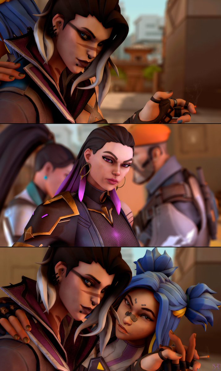 CiitarNest's tweet photo. - Your "daughter" calls me mommy too.

#Valorant 
#Fade 
#Neon
#Reyna 
#Sage
#Brimstone
#FadeShock 
#SFM https://t.co/6rnSdUsDAR