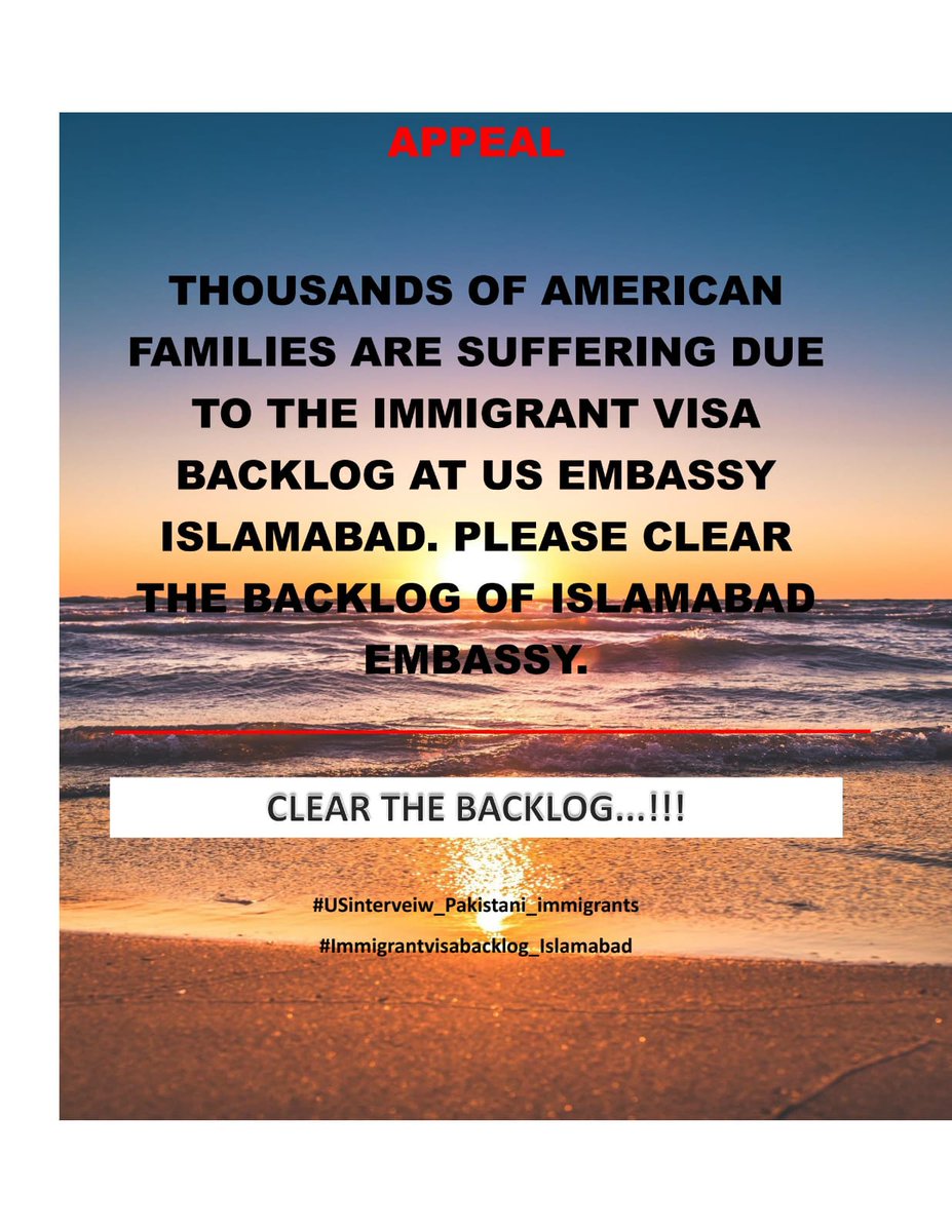 ovaism786's tweet photo. @CNN @
#immigrantsvisabacklog_islamabad #immigrant-visa-inquiries https://t.co/Aoy89TEFMC