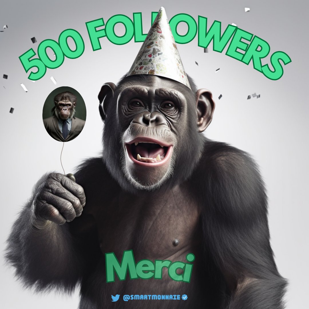 SmartMonnaie's tweet photo. 500 followers suite au 🧵 $RLB 

Merci pour votre soutien 🙌🎉

🚨Pour célébrer ce cap 👀

200$ de $RLB à gagner 🎁
Tirage au sort Demain à 20h
Pour participer 👇

1️⃣ ❤️ Like ce post
2️⃣ 🔁 Retweet le
👉 Il faut me suivre

On continue ensemble pour dénicher le meilleur contenu💪 https://t.co/jVAM47pNrm