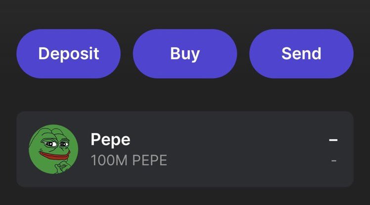 MagicDegenSOL's tweet image. Giving away some $PEPE to my noti gang 🐸 

Drop your $ETH address, follow &amp;amp; RT 🔔