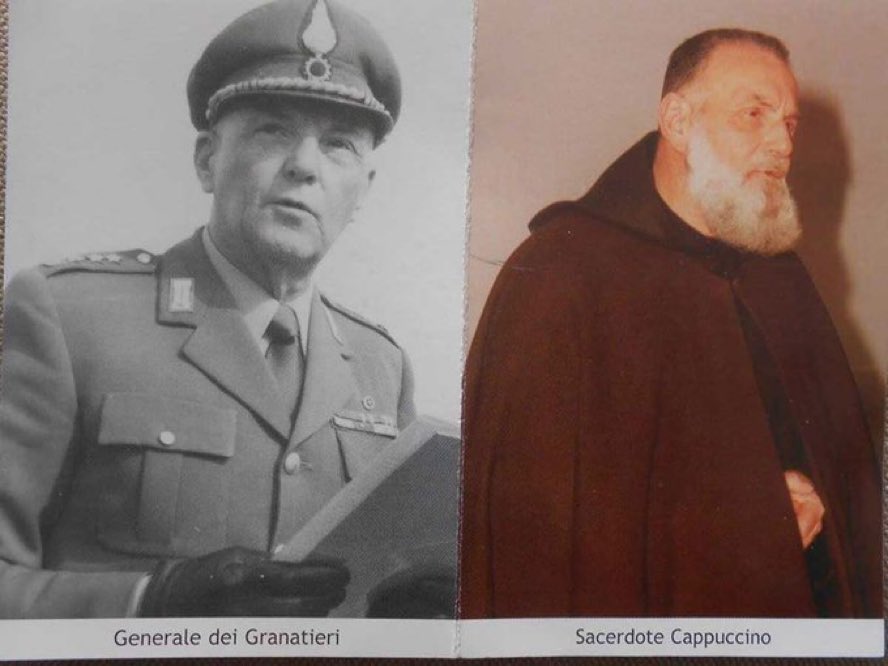 rafvlad's tweet photo. Commemorazione 102 genetliaco di #Gianfranco #Chiti da #generale dei #Granatieri di Sardegna #Esercito a #Frate #francescano e Servo di Dio #6maggio #Pesaro Presentazione
#Libro Gianfranco Chiti. Il generale arruolato da Dio https://t.co/qn7YpNklRg