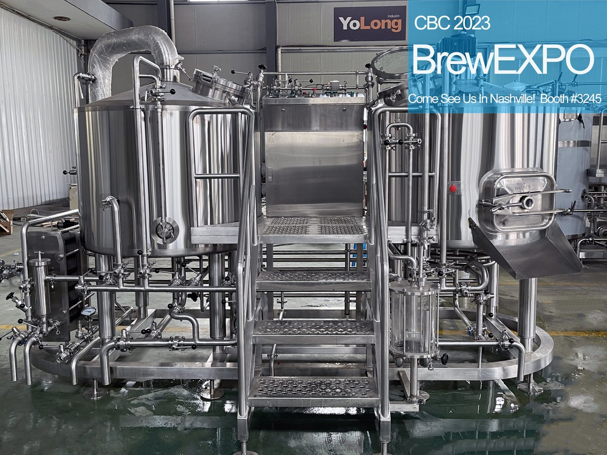 Yolong_Brewtech's tweet photo. Can't wait to meet you at CBC2023!

@BrewersAssoc This is the largest craft brewing show in the US and we are honored to be one of the exhibitors to have the opportunity to exhibit in Nashville, USA.
 We are very honored to invite all friends to visit our booth, booth: #3245. https://t.co/Wic80ln9IM