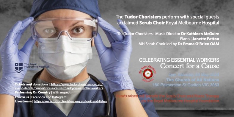 holmesdownunder's tweet photo. Joining with the Scrub Choir to celebrate the all the essential workers who cared and saved so many over the last few years. https://t.co/pvEiqwi4RF
