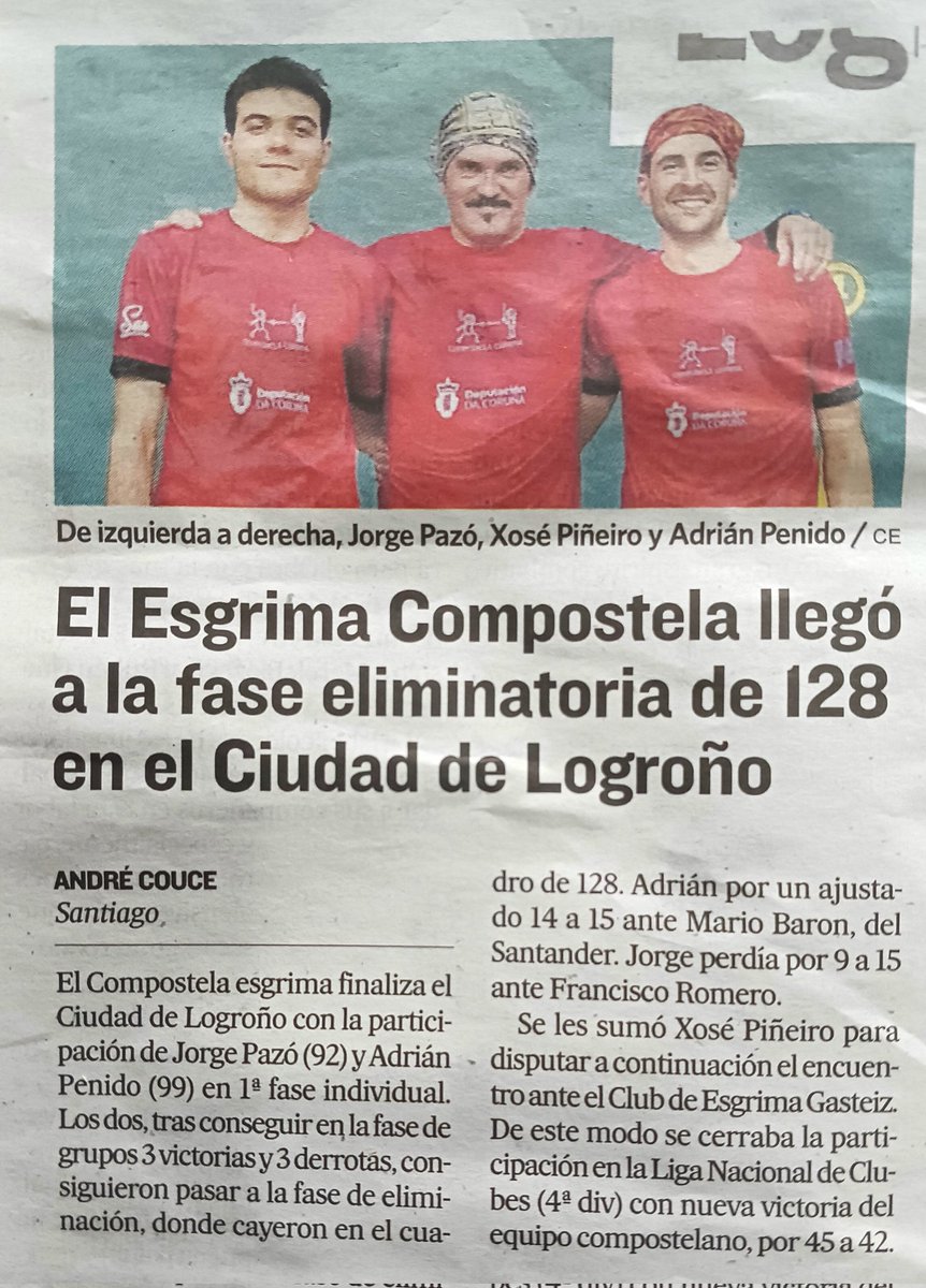 esgrimacompos's tweet photo. A crónica do #39CL #CiudaddeLogroño, vía @elcorreogallego https://t.co/FHFQNQGfgc