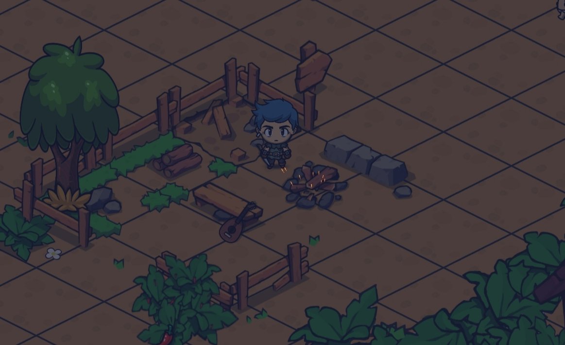AzureStain_Game's tweet photo. @ScreenshotSatRT Estoy creando un juego RPG en plena selva del Congo. Un proyecto muy personal con un fondo de realidad. En pleno proceso de desarrollo... https://t.co/uSGywOj0Ex
