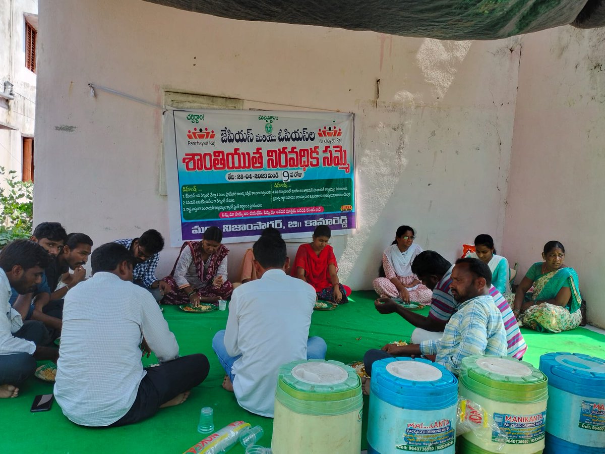 ShekarCheekoti's tweet photo. #jpsopsRegularisation 
#JPSRegularisation 
#OneNotificatioOneRegularization 
@KTRBRS @TelanganaCMO 
Vantavarpu programm in the part of 9th day of JPS protest. https://t.co/pMEjYnsNPA