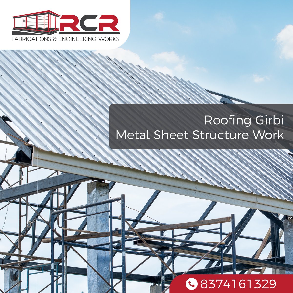 WorksRcr's tweet photo. Roofing Girbi Metal Sheet Structure Work
call us: 8374161329
#Fabrication
#Metalshaper
#Hyderabad #EngineeringWorks #Fabricationshop #IndustrialServices #Roofing #profilesheet #rcrfabricationsandengineering #sheds
#best #quality #roofshed #serivces #Metalsheet #structurework https://t.co/lNDCU3BhDn