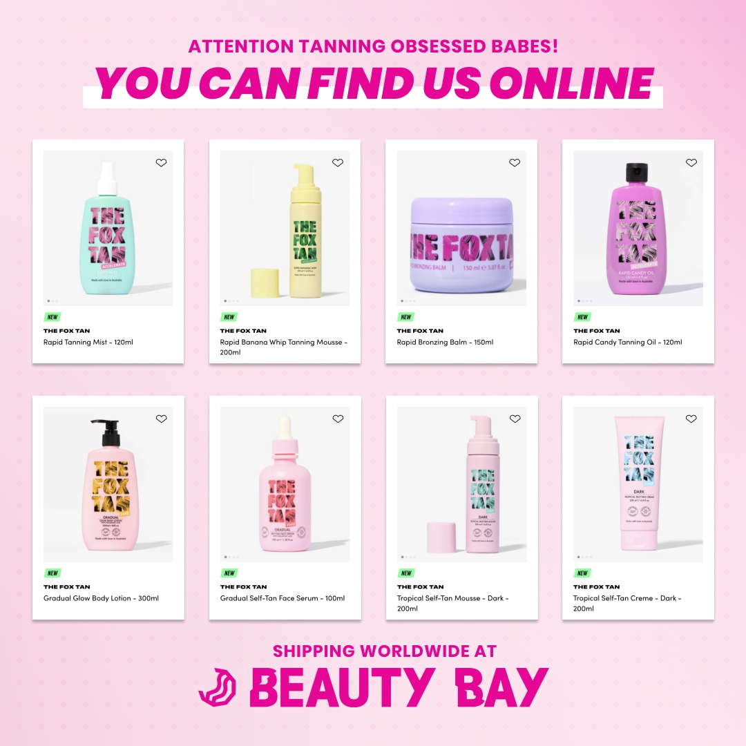CALLING ALL UK BABES 📣 Have you heard? We have officially launched on @beautybaycom (!!) ⁠The ultimate destination for all things beauty!⁠
⁠
We can’t wait for more babes to get their hands on our revolutionary tanning products! ✨ ⁠