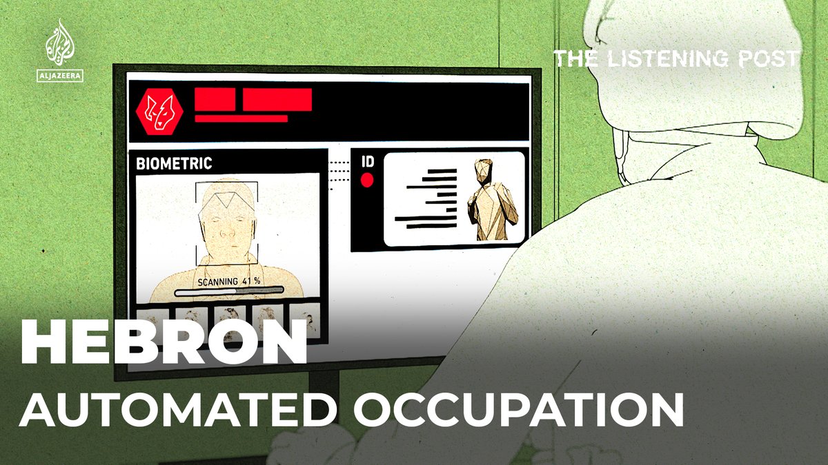 AJListeningPost's tweet image. Hebron is one of the most heavily monitored and controlled places on the planet.

In the first of a two-part special, @tariqnafi reports on the previously unknown facial recognition system ‘Red Wolf’ - uncovered by @amnesty and @BtSIsrael.

📺 youtu.be/B1RNj8FXKqY