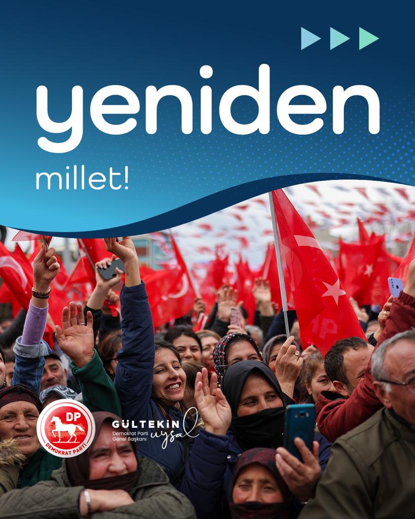 DpGultekinUysal's tweet photo. Bu akşam Saat 17.30'da İstanbul'da "Millet Buluşması"ndayız.
#Haydi Yeniden Millet, Yeniden Demokrasi ve Adalet, #SözYenidenMilletin diyoruz. https://t.co/4gxWz6GCZR