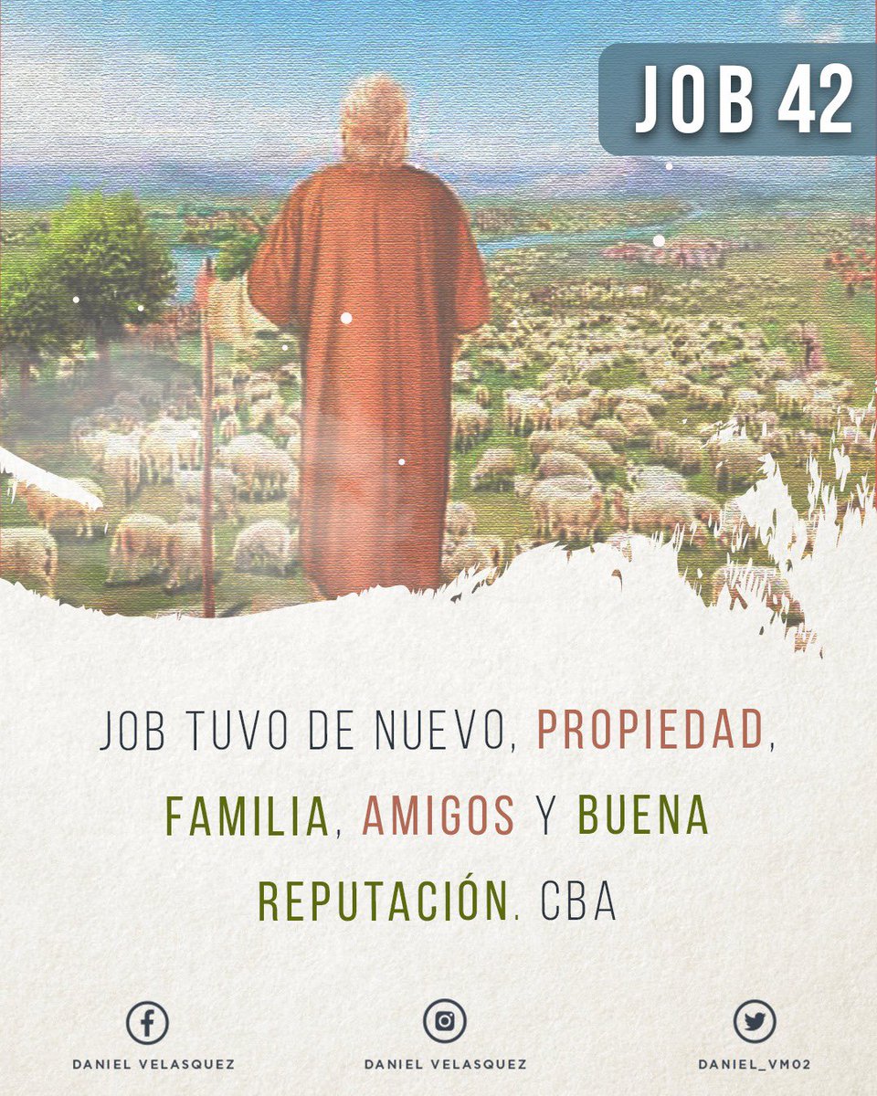 #RPSP #Job42
16 Después de esto vivió Job ciento cuarenta años, y vio a sus hijos, y a los hijos de sus hijos, hasta la cuarta generación.
#RPSP #job42 #primeroDios
<a href="/Adventistas_MLT/">Misión Peruana del Lago Titicaca</a> 
<a href="/AdventistasUPS/">Adventistas Perú - UPS</a> 
<a href="/JOELGUIMAC/">JOEL GUIMAC  TAFUR</a> 
<a href="/Niltonacuna/">Nilton Acuña H.</a>