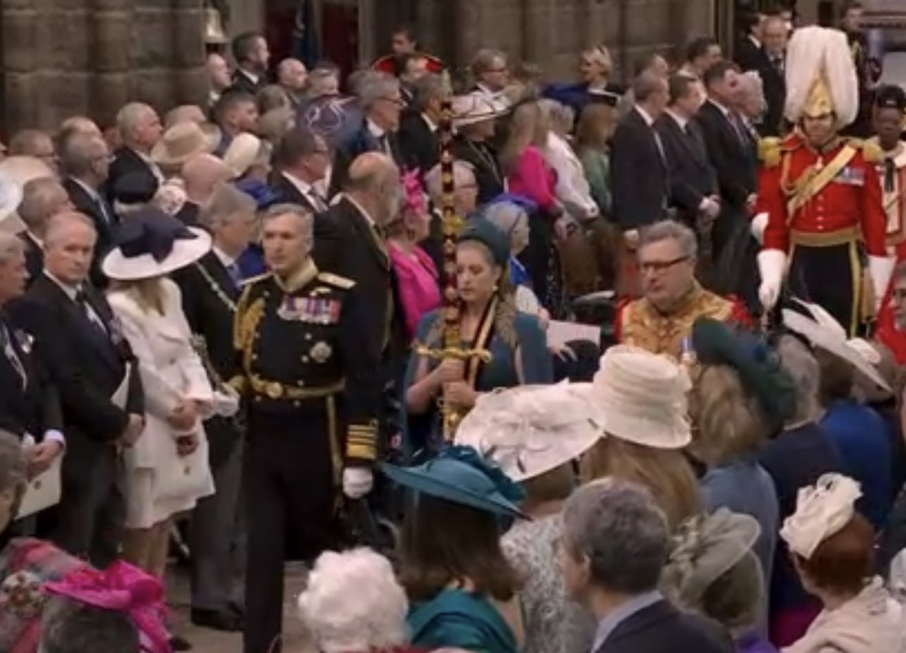 Darren Grimes on Twitter "Penny Mordaunt is the first female swordbearer. Probably one of the