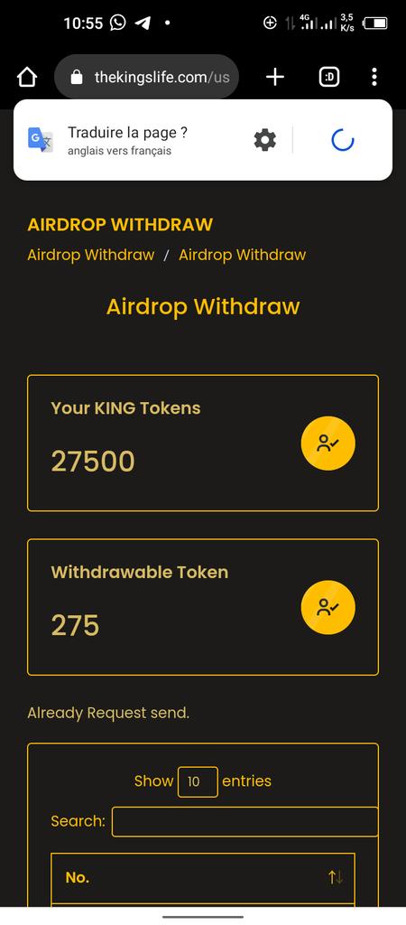 f_faysse's tweet photo. @the_kingslife since I sent my BNB that you asked you don't want to send me the tokens I didn't understand what kind of scam this is https://t.co/ReKuqMpwmo