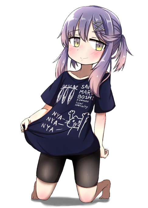 うちで愉快なTシャツ着てる子