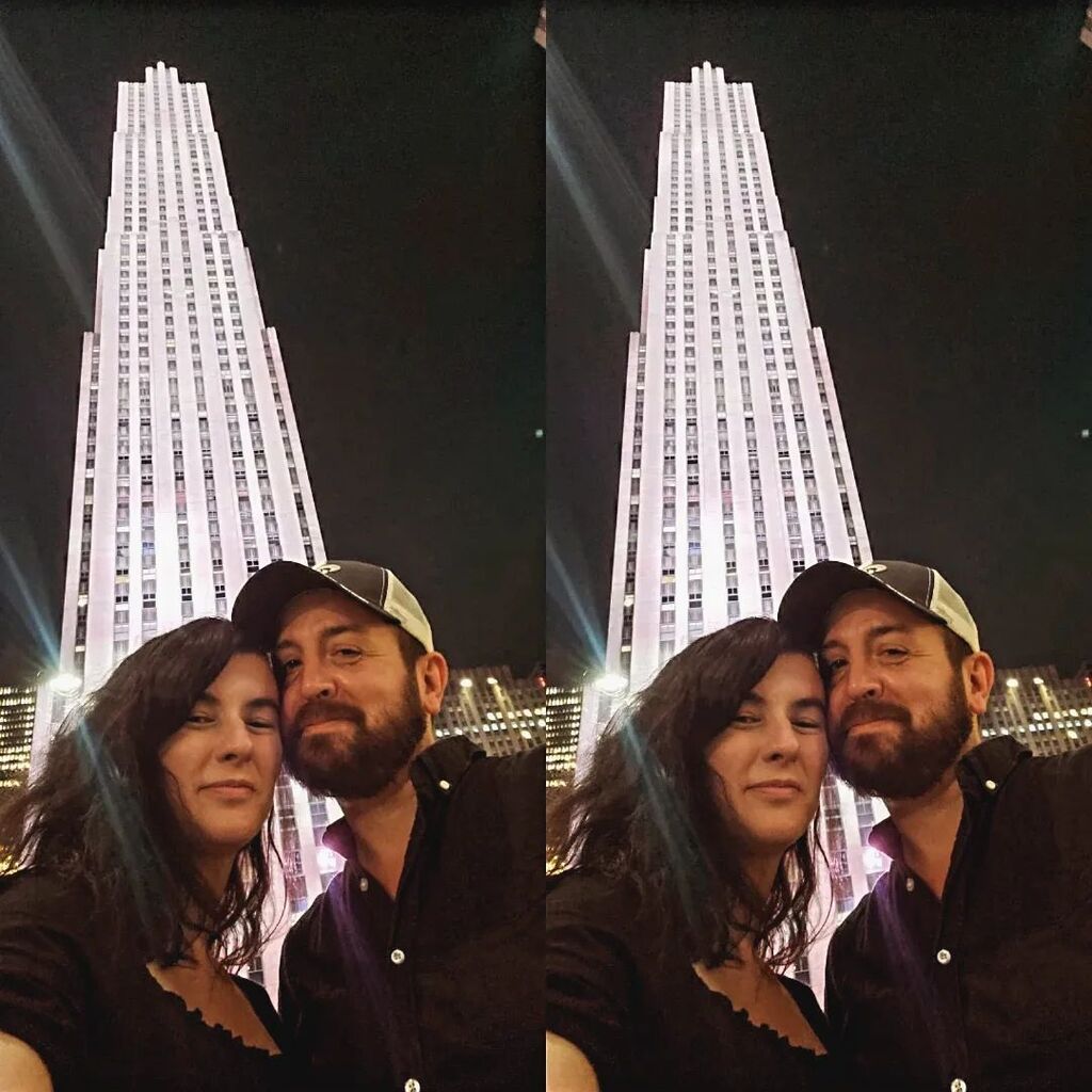 I love this shot. That's 30 Rock, New York City, in the background but just look at this cutie I'm married to. I'm so lucky. 🖤

#rockafellercenter #30rock #nyc #newyorkcity #manhattan #TimAndZensExcellentAdventures instagr.am/p/Cr5Zn3fLnAx/