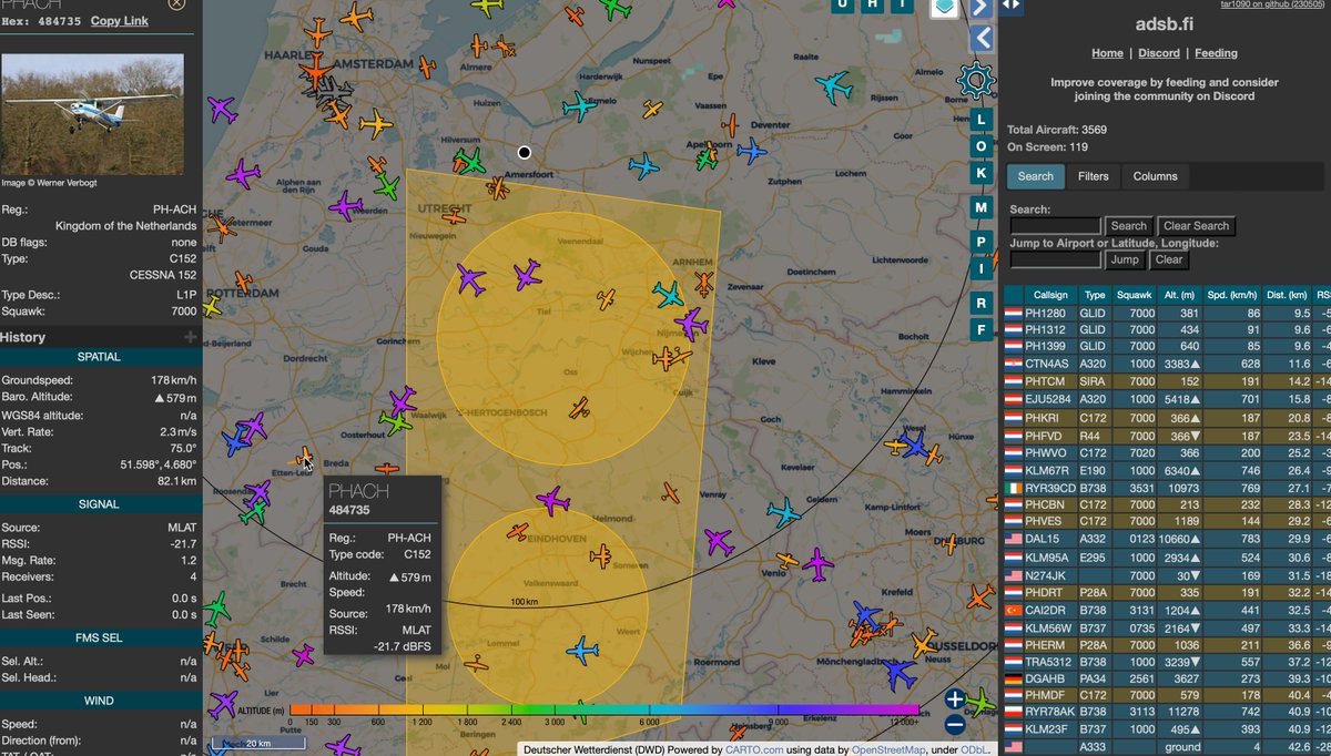 henkvaness's tweet image. 🌎✈️An alternative for @flightradar24  is globe.adsb.fi 🛫 #avgeek #flighttracking #realtime #ADSB It&apos;s free and it has an own @discord server. #osint
