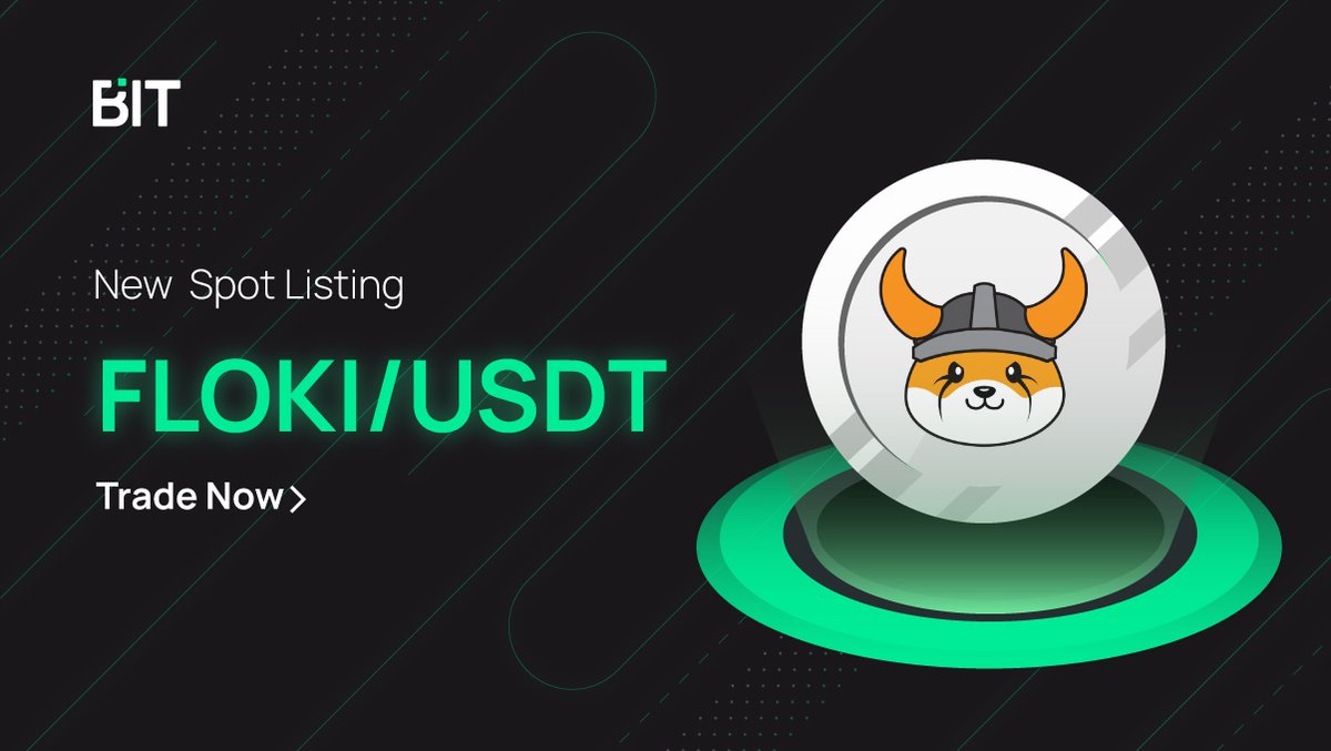 BITCryptoXchg's tweet photo. 📢 New Listing of #USDT spot pair:
$FLOKI/USDT

Trade Now 📲 https://t.co/0z5ukFqObK
Sign up here 👉 https://t.co/ssPMCGTUYW

@RealFlokiInu #BIT #Newlisting #Spot #FLOKI #Crypto https://t.co/Vd3tDOsqEA