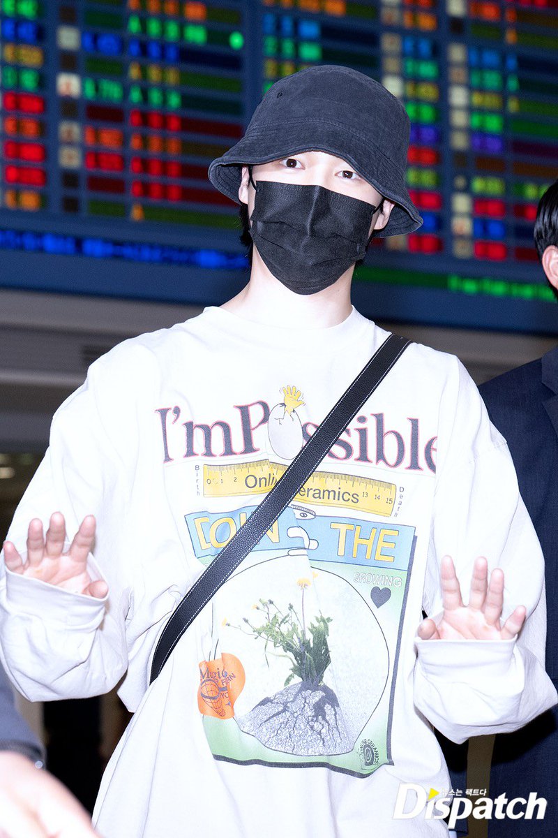BTS JIMINが海外スケジュールを終えて韓国へ帰国。 ジミンちゃんが海外