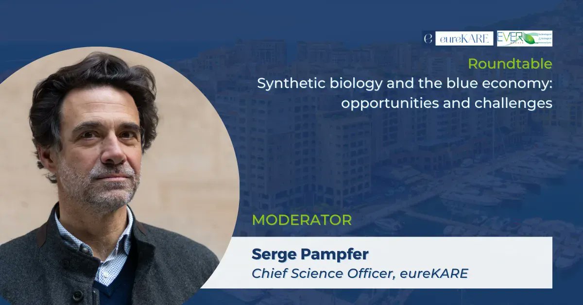 Serge Pampfer brings decades of both academic and business management expertise. He is CSO of <a href="/eureKAREfr/">eureKARE</a>, which has created a biotech start-up studio in Monaco to invest and support #synbio environmental innovation. Join us on May 12 at <a href="/EverMonaco1/">Ever Monaco</a>:  buff.ly/3ns8tRx