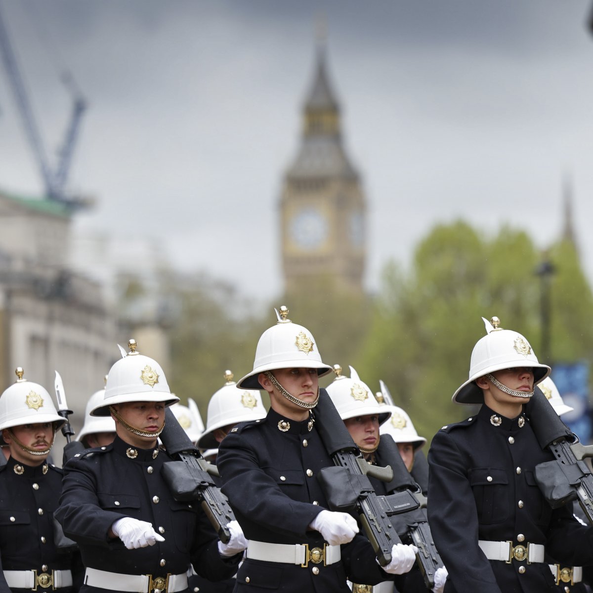900 Sailors, Royal Marines, RFA, FAA, Submarine Service, and Royal Navy Reserves arrive in London to take part in the Coronation of Their Majesties The King and Queen. #Coronation