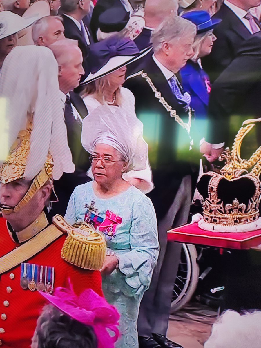 Bibian2802's tweet photo. @EAnionwu @GMB @ITVX What an honour. We are so proud. Photo taken from my TV!! https://t.co/CGmKJsVLgh