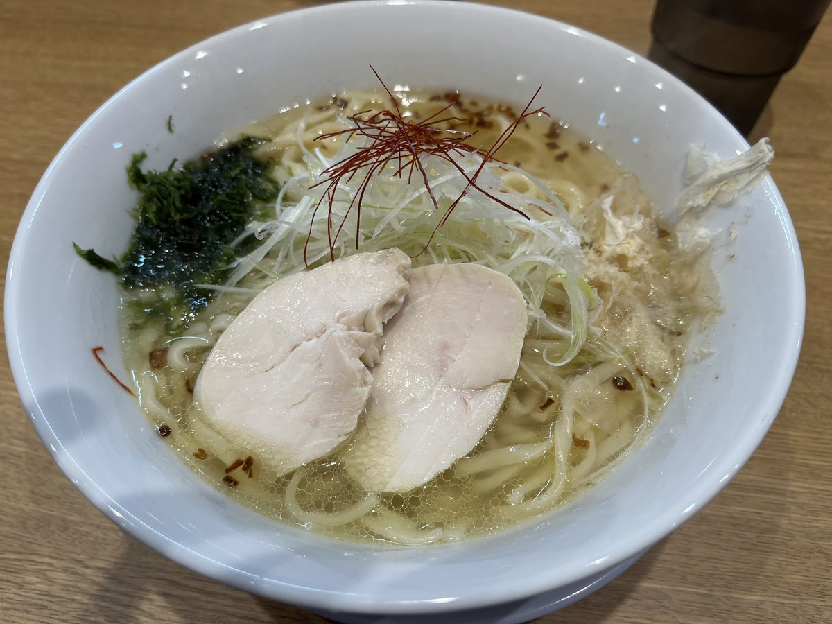 4848_toshi's tweet image. とりそば大盛り食べた*\(^o^)/*
#とりそば翔
#松山グルメ