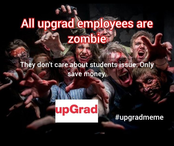 mayankBajaj1491's tweet photo. As per upgrad policy, all the live sessions will be taken during weekends. But they schedule that over weekdays irrespective of checking learners availability. And on raising concern,No revert. Only follow #NoRefundPolicy @upGrad_edu @upGrad_support @upgradcampus @mayank_kmr https://t.co/x3ZZx6EZXF