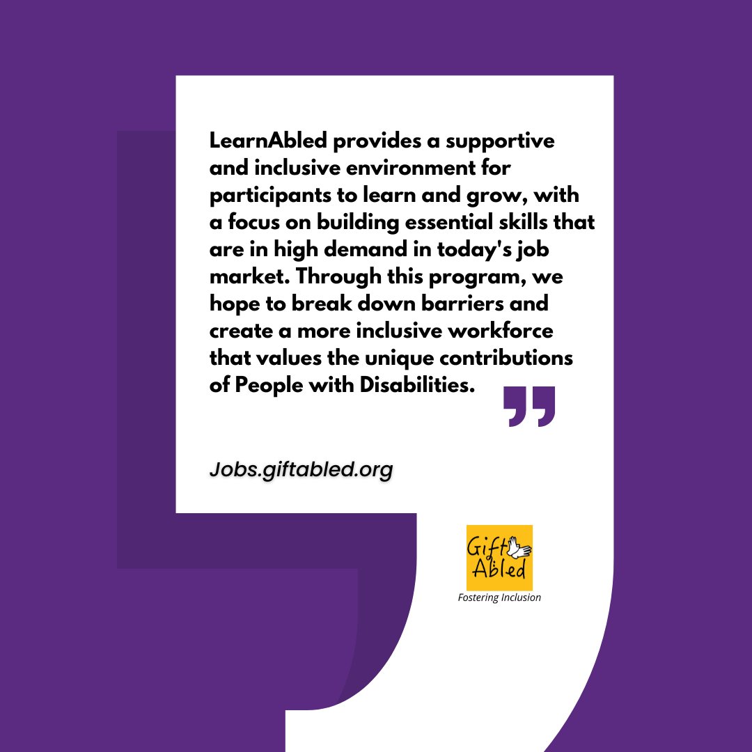 GiftAbled's tweet photo. Thank you @Synopsys for Supporting Students with Disabilities to learn and enhance their skills.
#LearnAbled #GiftAbled #DisabilityEmpowerment #EqualOpportunities #InclusionMatters https://t.co/QfShigthPq
