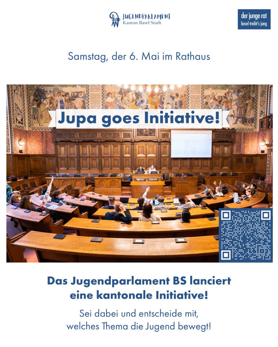 Gespannt, heute mit Jugendparlament <a href="/BaselStadt/">Kanton Basel-Stadt</a>  über Howto-Volksinitativen zu sprechen. <a href="/JungerRat/">Junger Rat</a> junger-rat.ch/events/2-sessi…