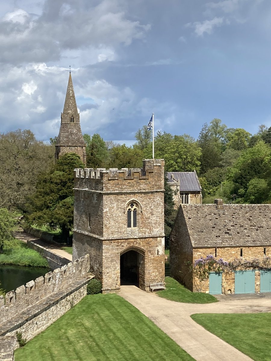 The wisteria outside The Stables Tearoom is beginning to flower - a good time to visit!
We are open this Coronation weekend on Sunday and Monday from 11.30. 
Book online for a castle tour or walk up to visit the gardens and tea room. 
broughtoncastle.com