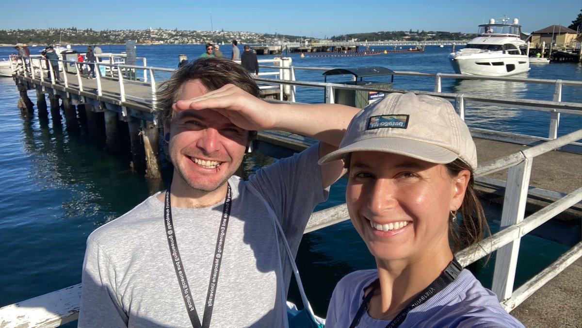 Wildsydharbour's tweet photo. We’re covering all locations on land today, PhD students @v__morris and @joshreed_mq are #furseal spotting and human surveying at #ChowderBay, #Sydney. 

What do you think about #furseals in the harbour? Let us know: https://t.co/FNXSK1clef 

#wildsydneyharbour @MPRG_MQ https://t.co/M2dc2yxSYA