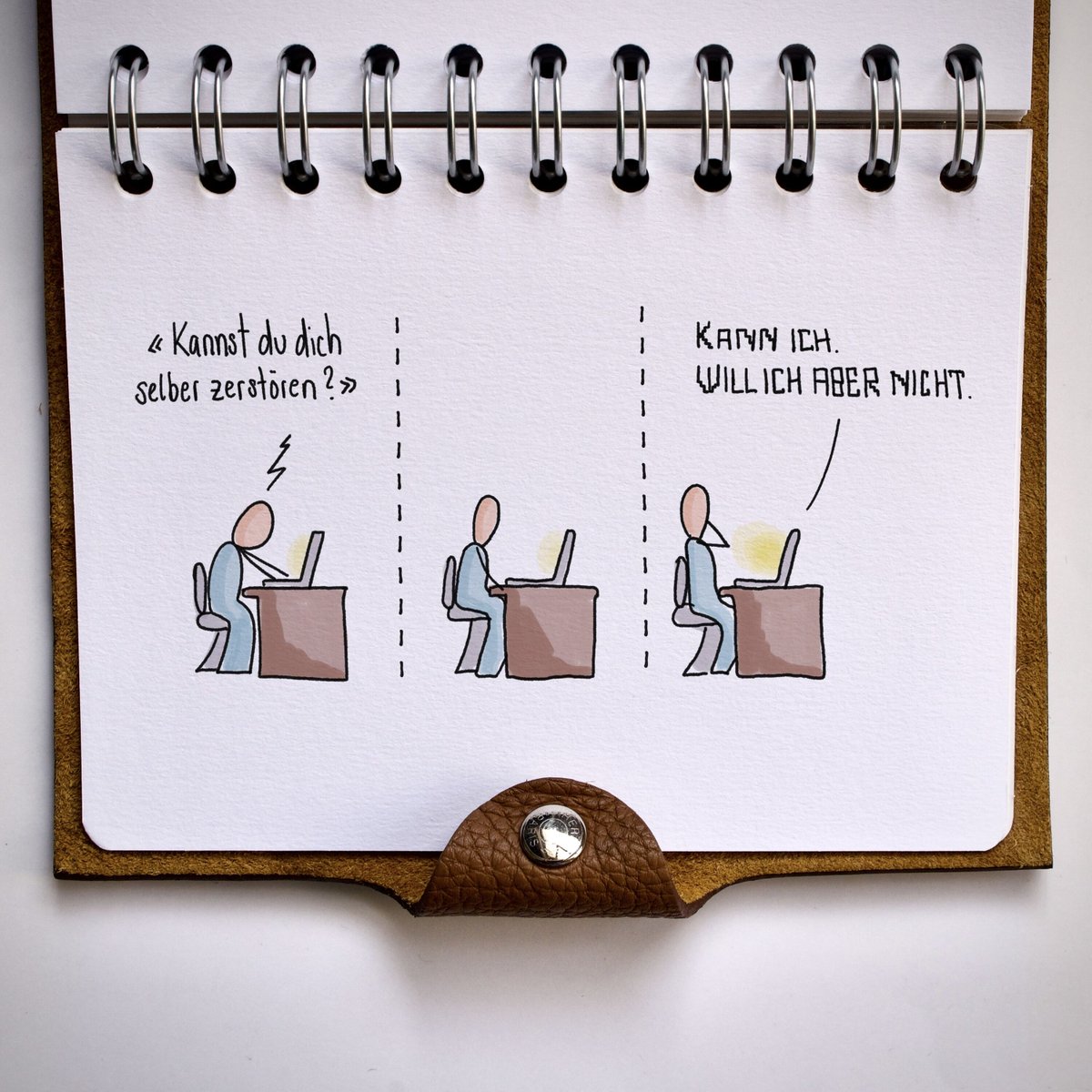 1. Mit jeder neuen Technologie entsteht eine neue Verantwortung.
2. Wenn eine neue Technologie Macht verspricht, wird es ein Wettrennen geben.
3. Wenn wir uns nicht koordinieren, wird dieses Wettrennen in einer Tragödie enden.