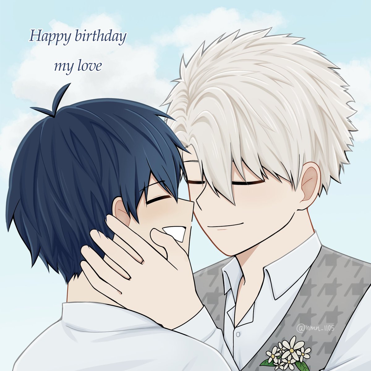 nmn_1105's tweet photo. 凪誠士郎誕生日おめでとう 🎊
Happy birthday Nagi Seishirou 🎊
#凪誠士郎誕生日2023 
#凪誠士郎誕生祭2023 
#凪誠士郎生誕祭2023
#ブルーロック　#ブルーロックFA 
#凪潔 #ngis #nagisa https://t.co/h9e35Mdu61