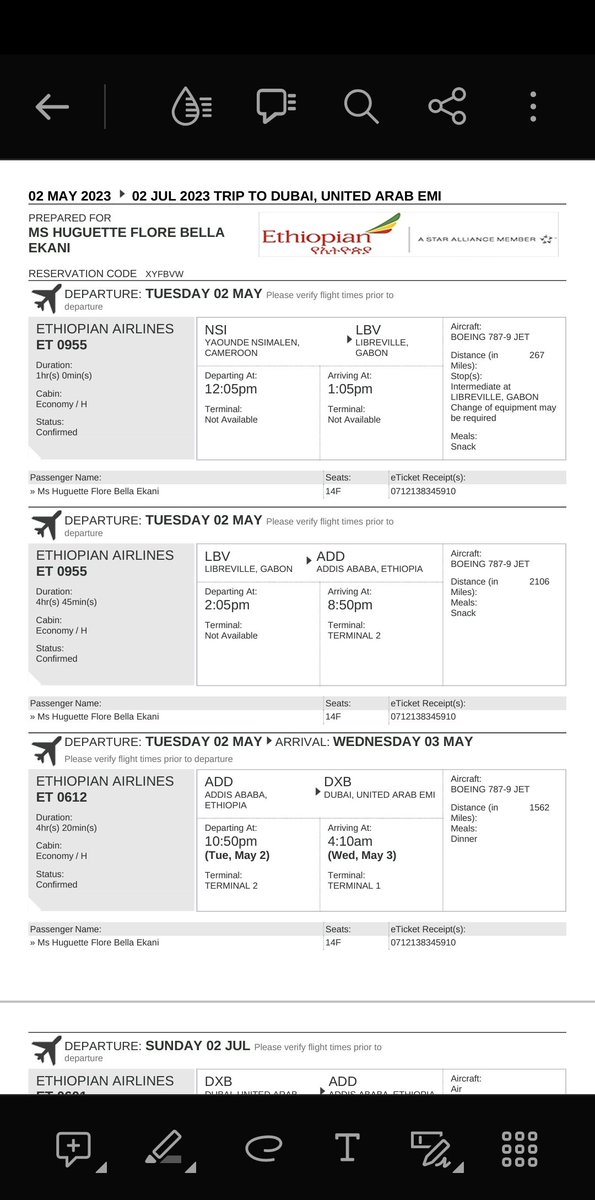 _ekani's tweet photo. @flyethiopian @shebamiles @staralliance  we got pick up from the hotel around 10 am to flew back in Yaoundé again then to Addis and after to Dxb my final destination.  The issues is that I was having my DHA LICENSE on May 3th I tried to reschedule my exam in vain https://t.co/nIPkVf4alG
