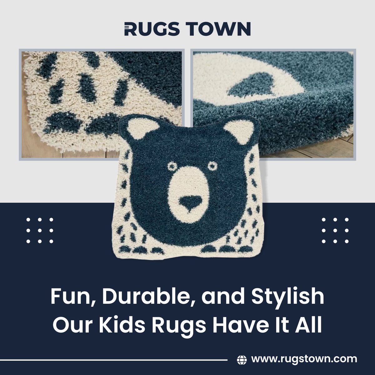 rugstown's tweet photo. Our rugs are designed to handle all the messes and spills that come with playtime, without sacrificing style. Let us help you find the perfect rug for your little ones. Share in the comments what features you're looking for in a kid’s rug! 😊
#kidsrugs #homedecor #colimbus #usa https://t.co/JSpdQ4h6MX